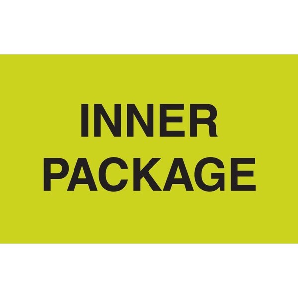 Label, DL3218 , INNER PACKAGE , 3" X 5"